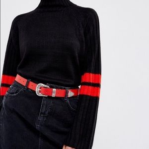 ASOS Red Western Style Belt